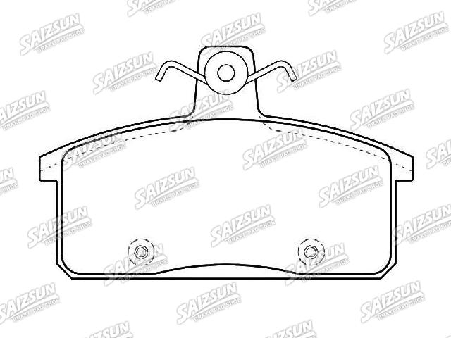 Pastillas de freno Brake Pad Set:00000-A00906