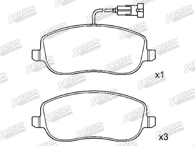 Pastillas de freno Brake Pad Set:7 736 362 7