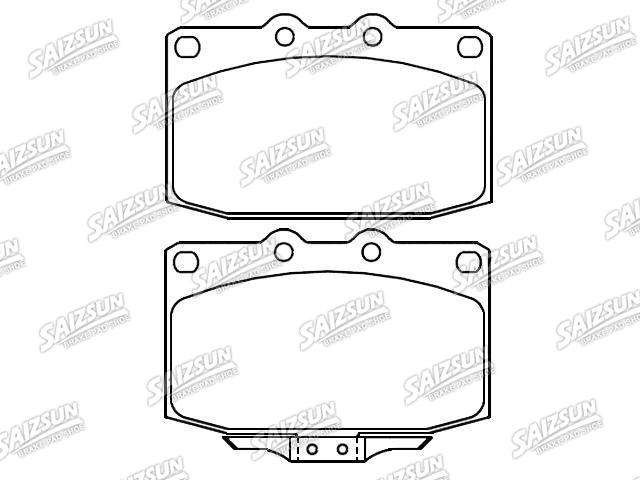 Pastillas de freno Brake Pad Set:FB05-49-280A