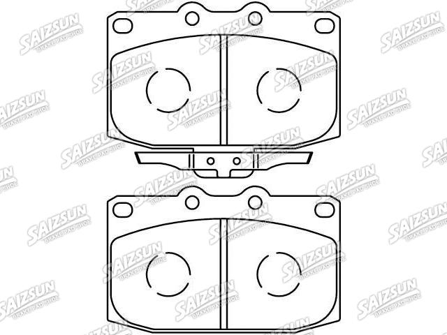 Pastillas de freno Brake Pad Set:FDZ3-33-28Z