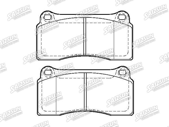 Pastillas de freno Brake Pad Set:MXD1550AB