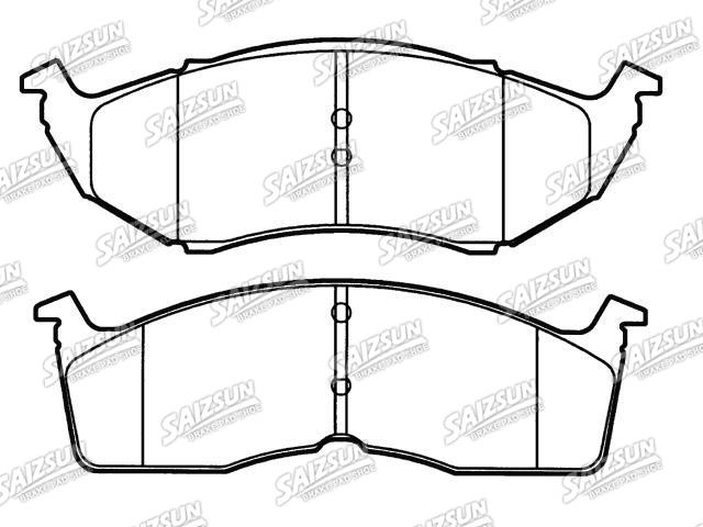 Pastillas de freno Brake Pad Set:4897664AA