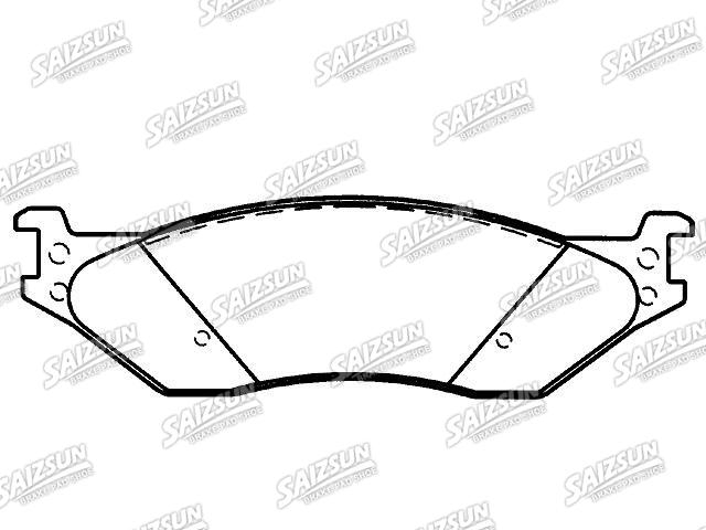 Pastillas de freno Brake Pad Set:5C3Z-2001-BA