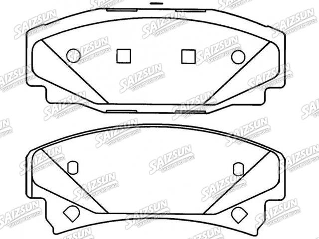 Pastillas de freno Brake Pad Set:12321416