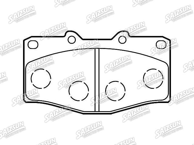 Pastillas de freno Brake Pad Set:04465-65010