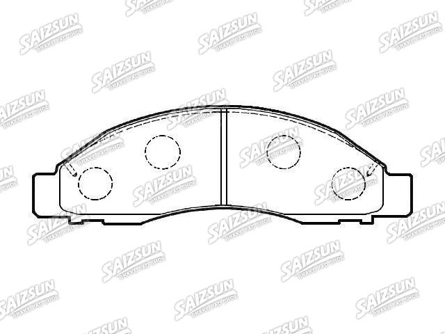 Pastillas de freno Brake Pad Set:W2Y5-33-23Z