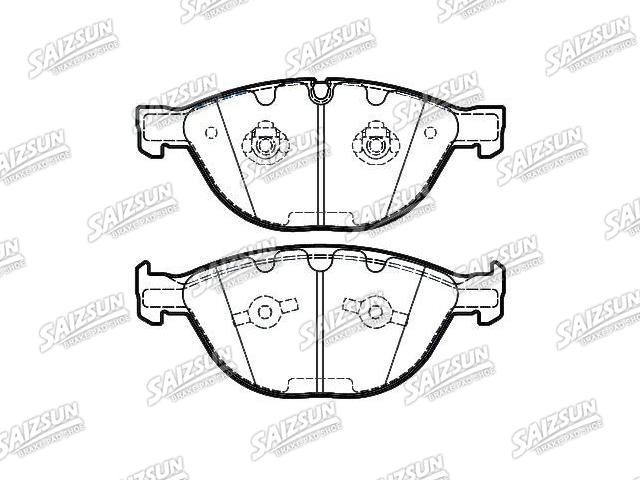 Pastillas de freno Brake Pad Set:34 11 6 763 652