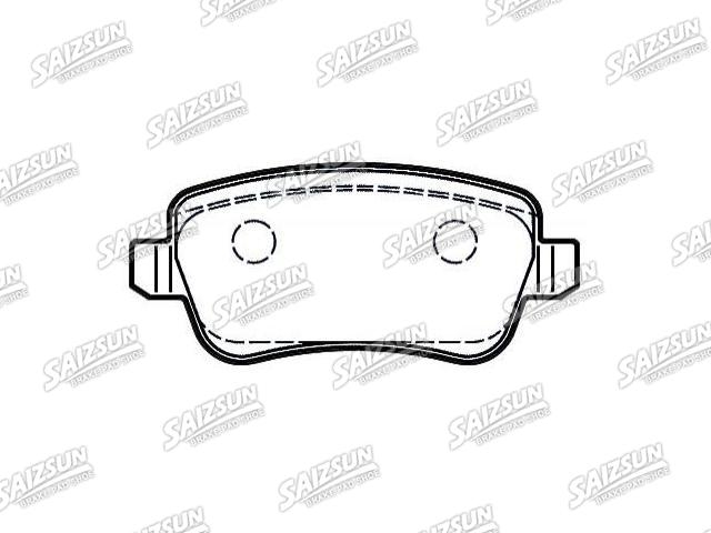 Pastillas de freno Brake Pad Set:77363607