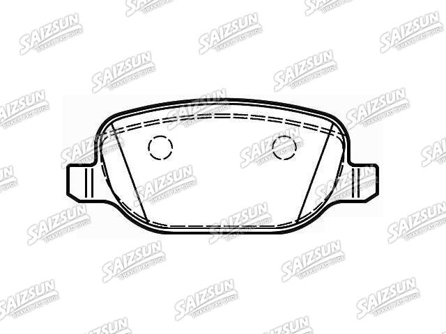 Pastillas de freno Brake Pad Set:77362273