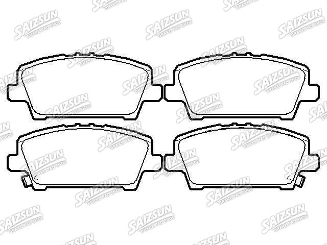 Pastillas de freno Brake Pad Set:45022-SMG-E00