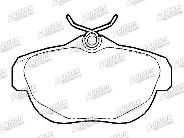 Pastillas de freno Brake Pad Set:4253.29