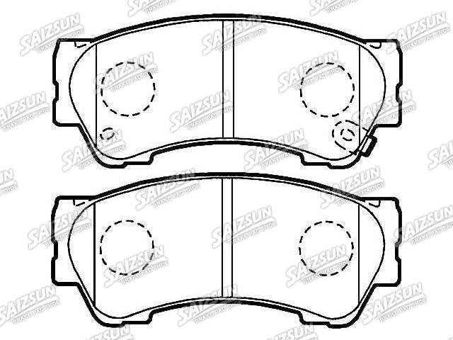 Pastillas de freno Brake Pad Set:06450-SFC-000