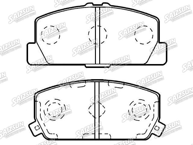 Pastillas de freno Brake Pad Set:MR235055