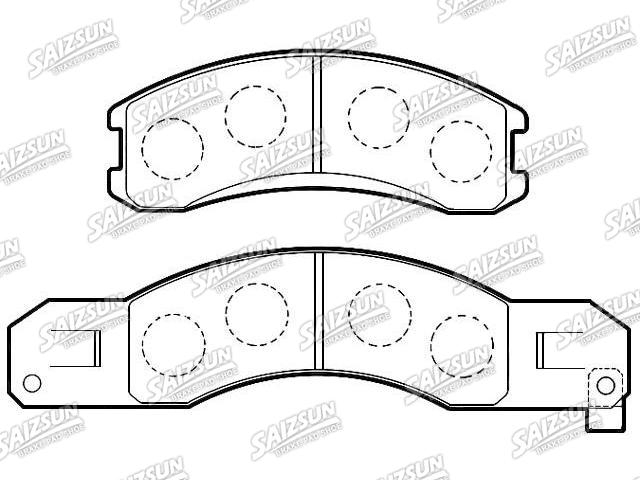 Pastillas de freno Brake Pad Set:8-94128-528-0