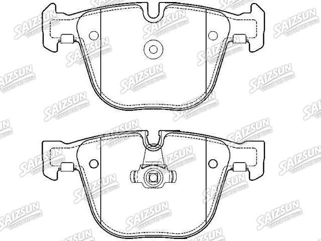 Pastillas de freno Brake Pad Set:34 21 6 783 555