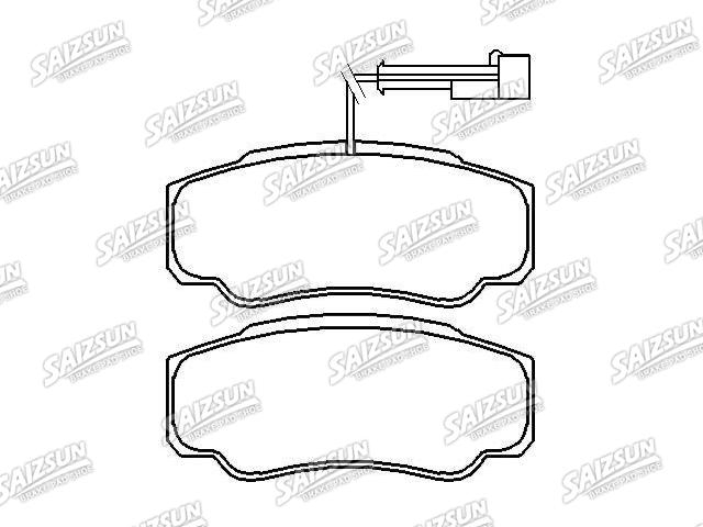 Pastillas de freno Brake Pad Set:D4060-MA000