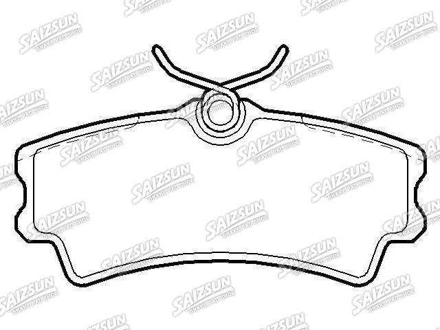 Pastillas de freno Brake Pad Set:MDB2781