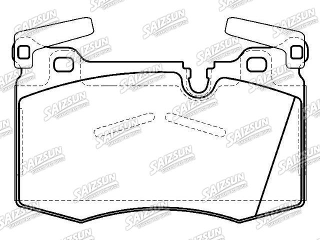 Pastillas de freno Brake Pad Set:34 11 6 789 157