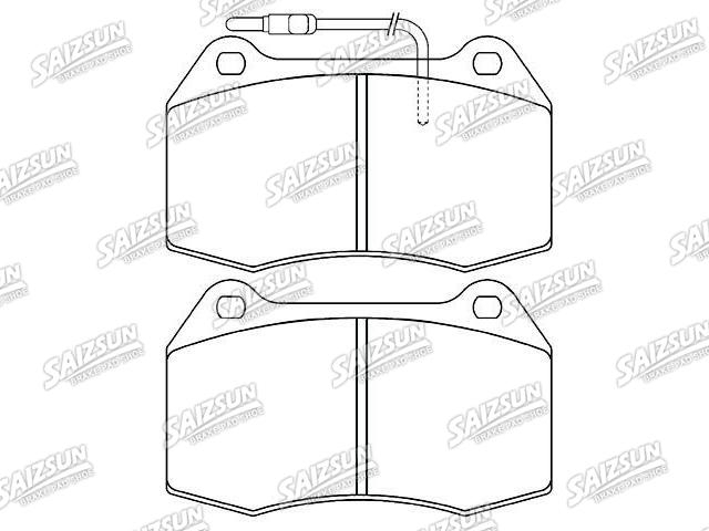 Pastillas de freno Brake Pad Set:70000912
