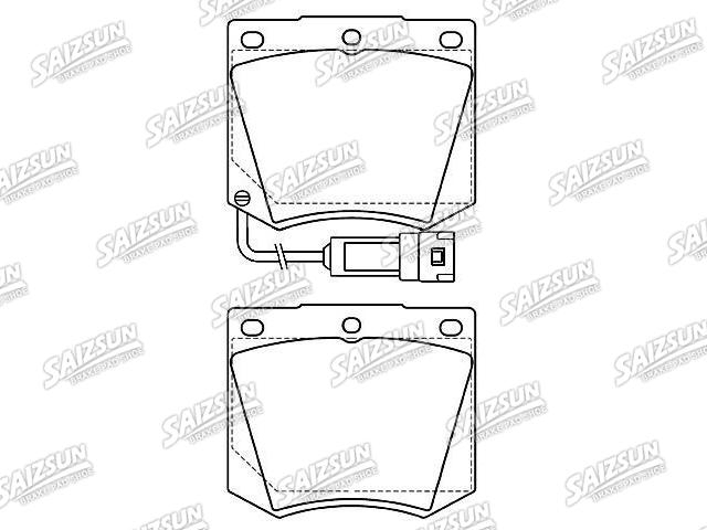 Pastillas de freno Brake Pad Set:VR73208