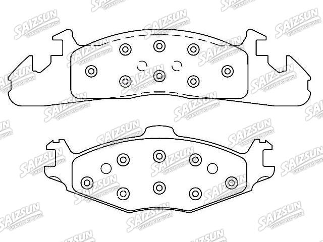 Pastillas de freno Brake Pad Set:4313268
