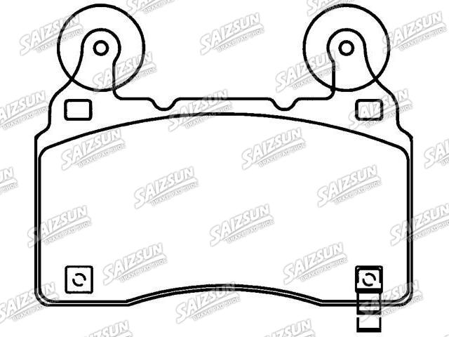 Pastillas de freno Brake Pad Set:92244289