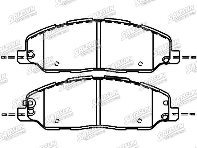 Pastillas de freno Brake Pad Set:BR3Z-2001-B