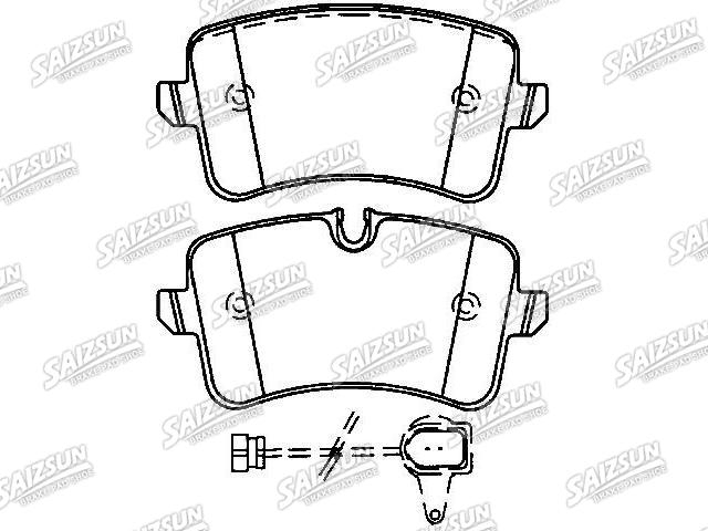 Pastillas de freno Brake Pad Set:4H0 698 451 A