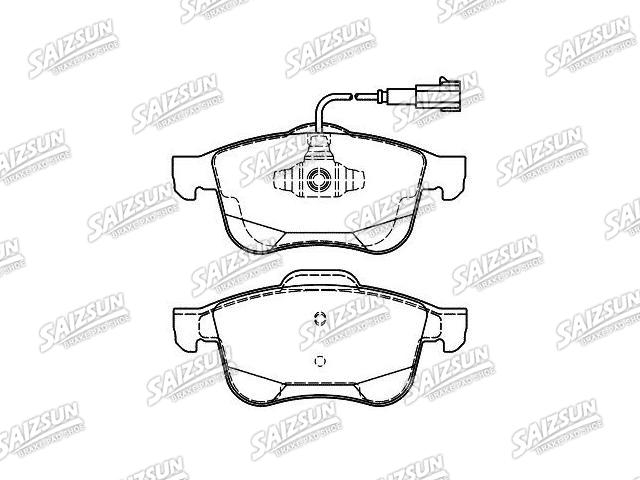 Pastillas de freno Brake Pad Set:77365354