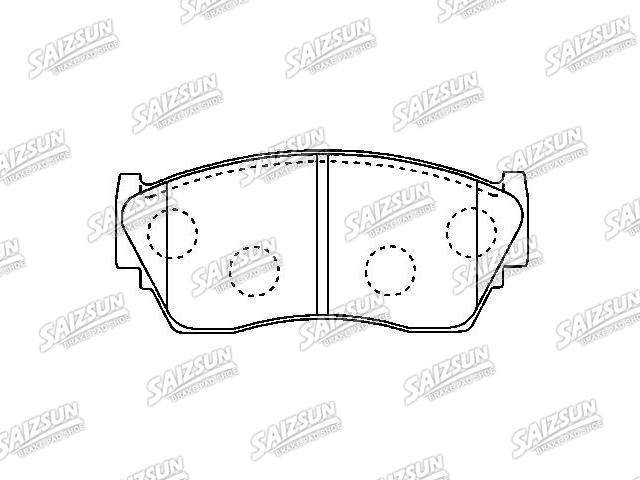 Pastillas de freno Brake Pad Set:41060-62C90