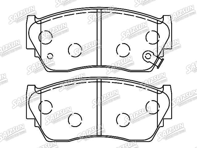 Pastillas de freno Brake Pad Set:41060-72B25
