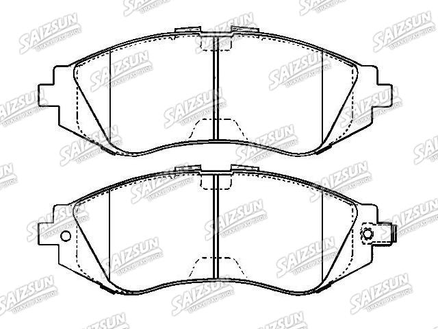 Pastillas de freno Brake Pad Set:96253367