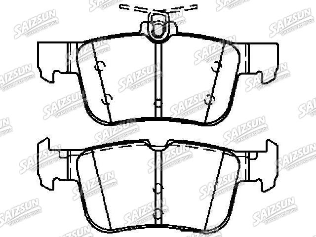 Pastillas de freno Brake Pad Set:DG9Z-2200-A