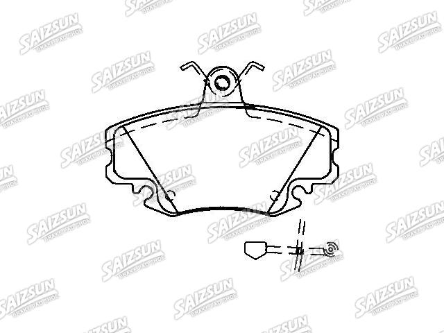Pastillas de freno Brake Pad Set:77 11 130 071 A