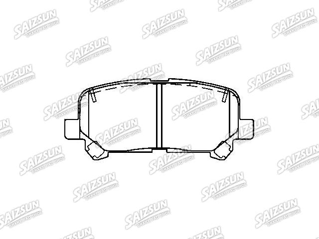 Pastillas de freno Brake Pad Set:43022-SZA-A10