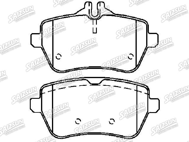 Pastillas de freno Brake Pad Set:006 420 72 20
