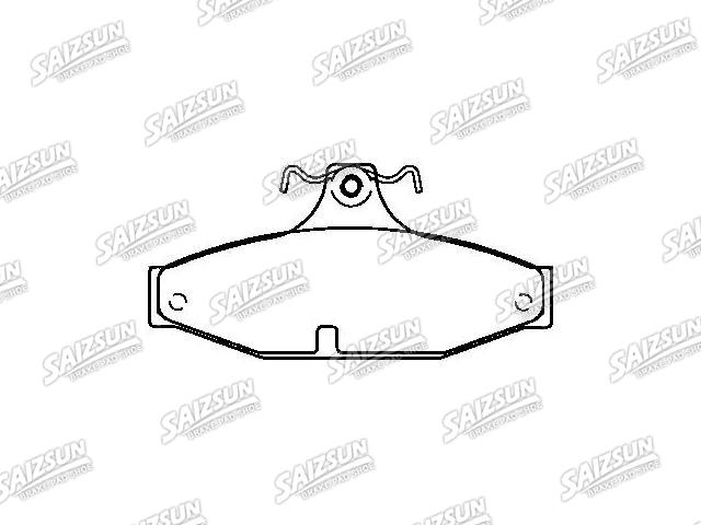 Pastillas de freno Brake Pad Set:BR2Z-2200-BA