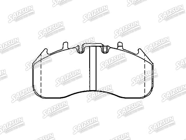 Pastillas de freno Brake Pad Set:2252H2BA