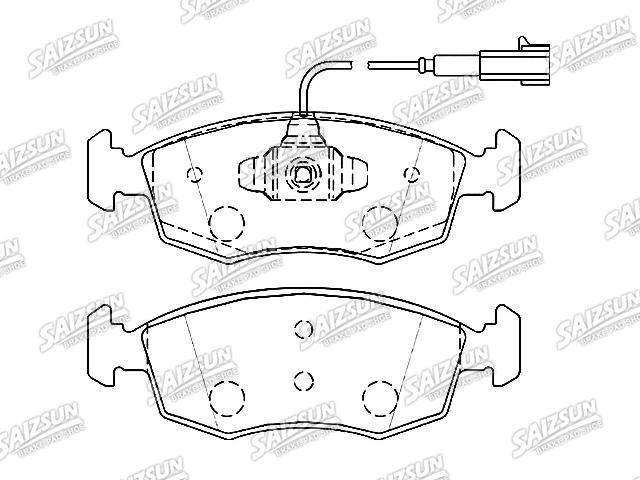 Pastillas de freno Brake Pad Set:7 736 572 9