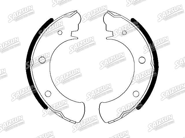 Zapata de freno Brake Shoe Set:6253-01111
