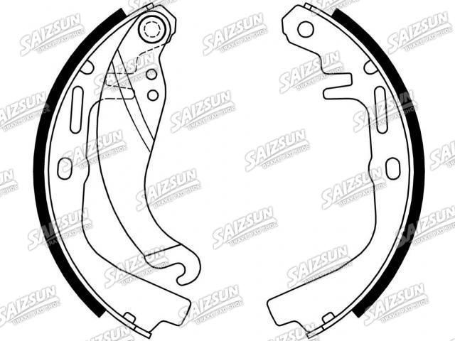 Zapata de freno Brake Shoe Set:1605 478