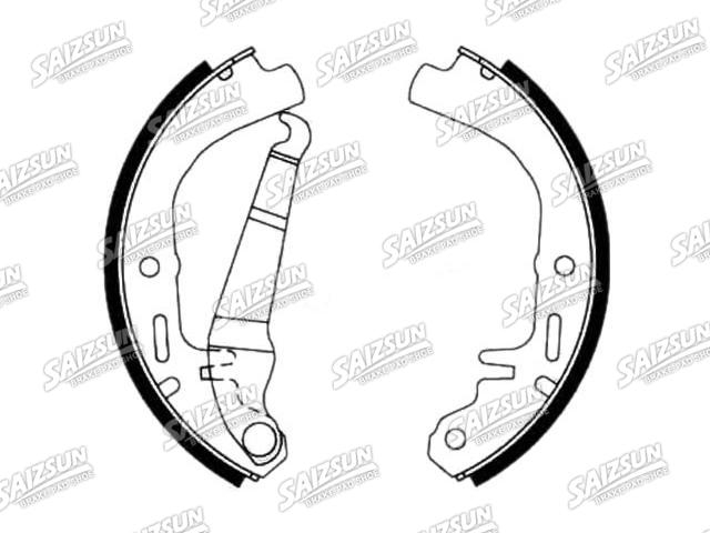 Zapata de freno Brake Shoe Set:1605 297