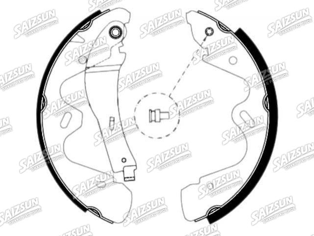 Zapata de freno Brake Shoe Set:44060-0X825