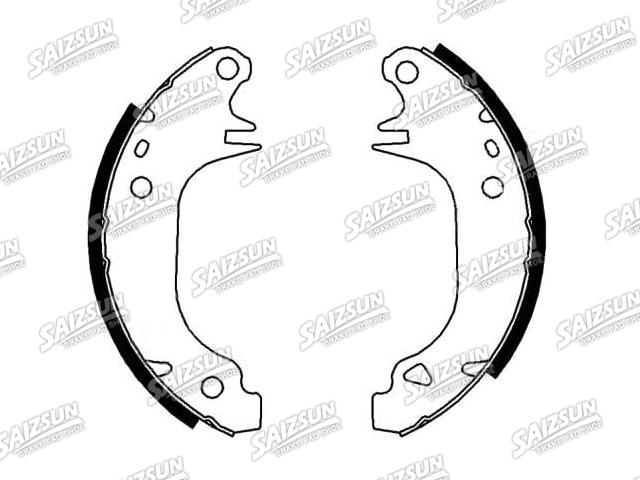 Zapata de freno Brake Shoe Set:4241.5C
