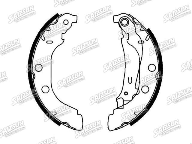 Zapata de freno Brake Shoe Set:4241.3Z