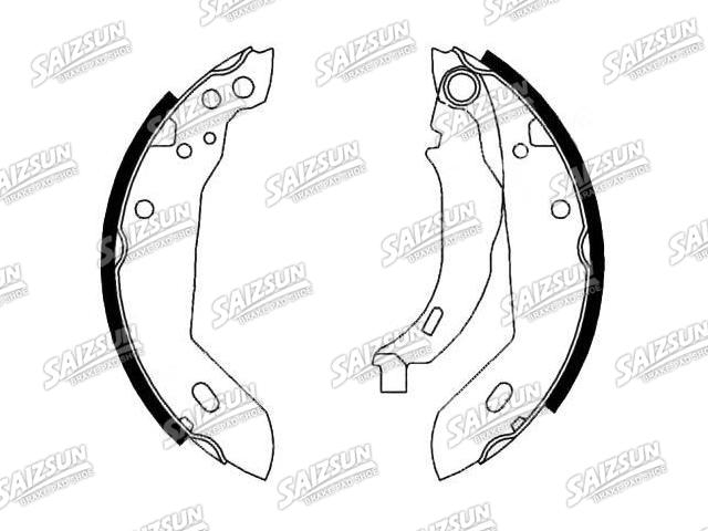 Zapata de freno Brake Shoe Set:4241.2C