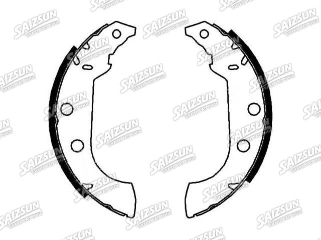 Zapata de freno Brake Shoe Set:4241.3F