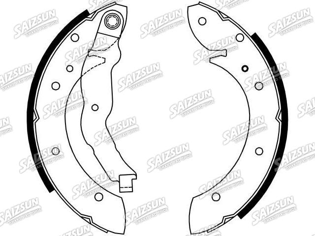 Zapata de freno Brake Shoe Set:77 01 349 642