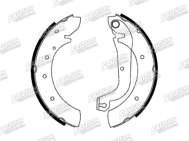 Zapata de freno Brake Shoe Set:4241.2T