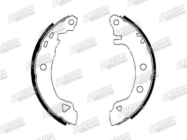 Zapata de freno Brake Shoe Set:77 01 203 749